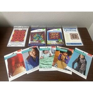 Lot Of 4 Quilting Patterns Cozy Quilt Designs Fons & Porter's Swirl‎ Wind New